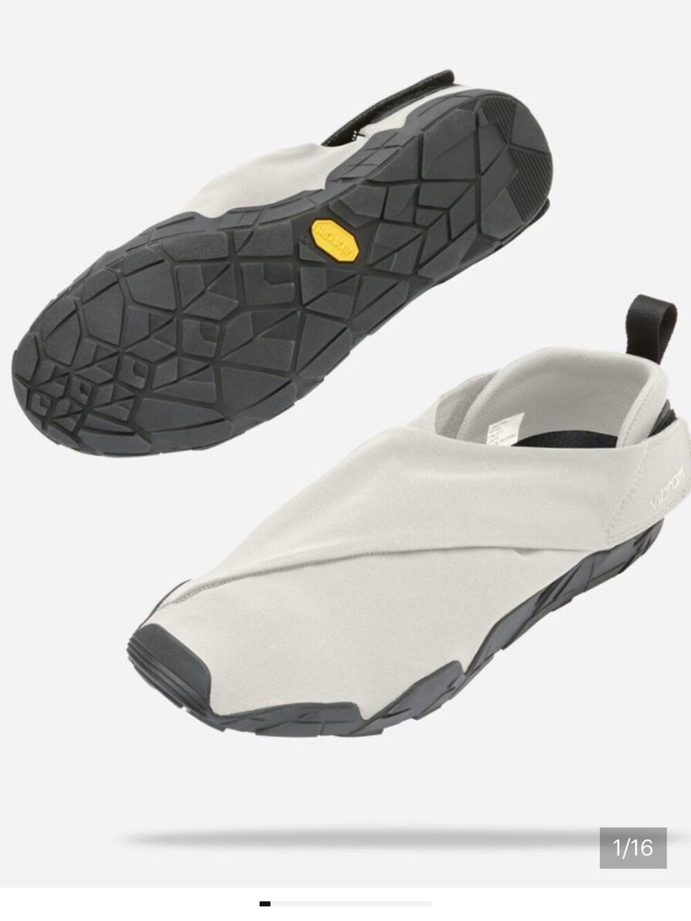 Vibram Furoshiki Slip-On in Light Gray and Black